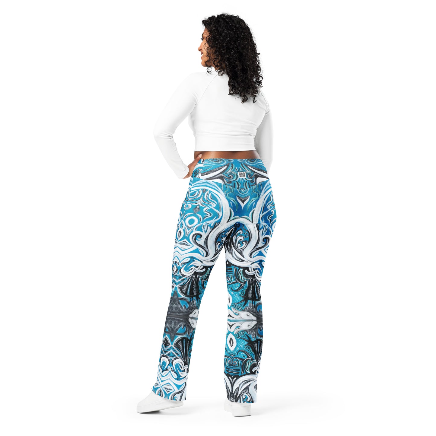 Divine Blue Flare leggings
