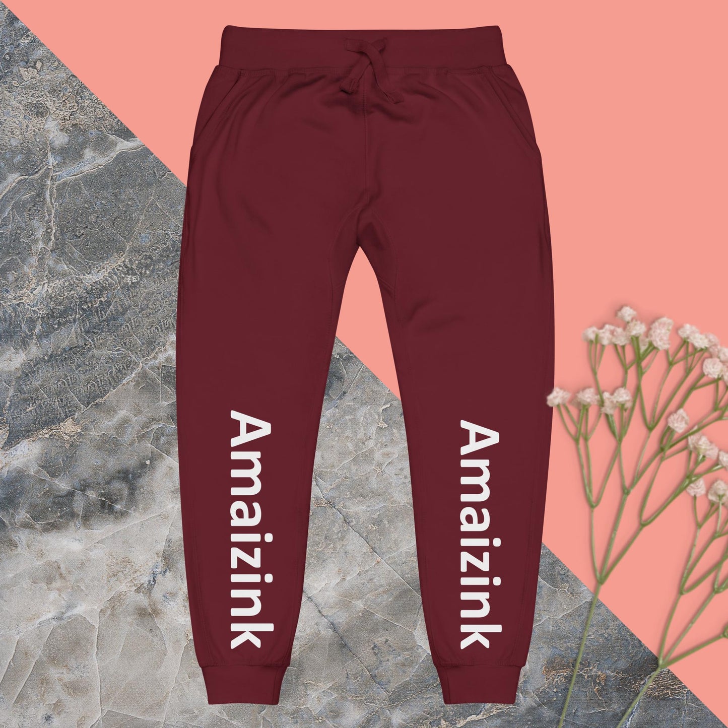 Amaizink fleece sweatpants - Amaizink Art and Design