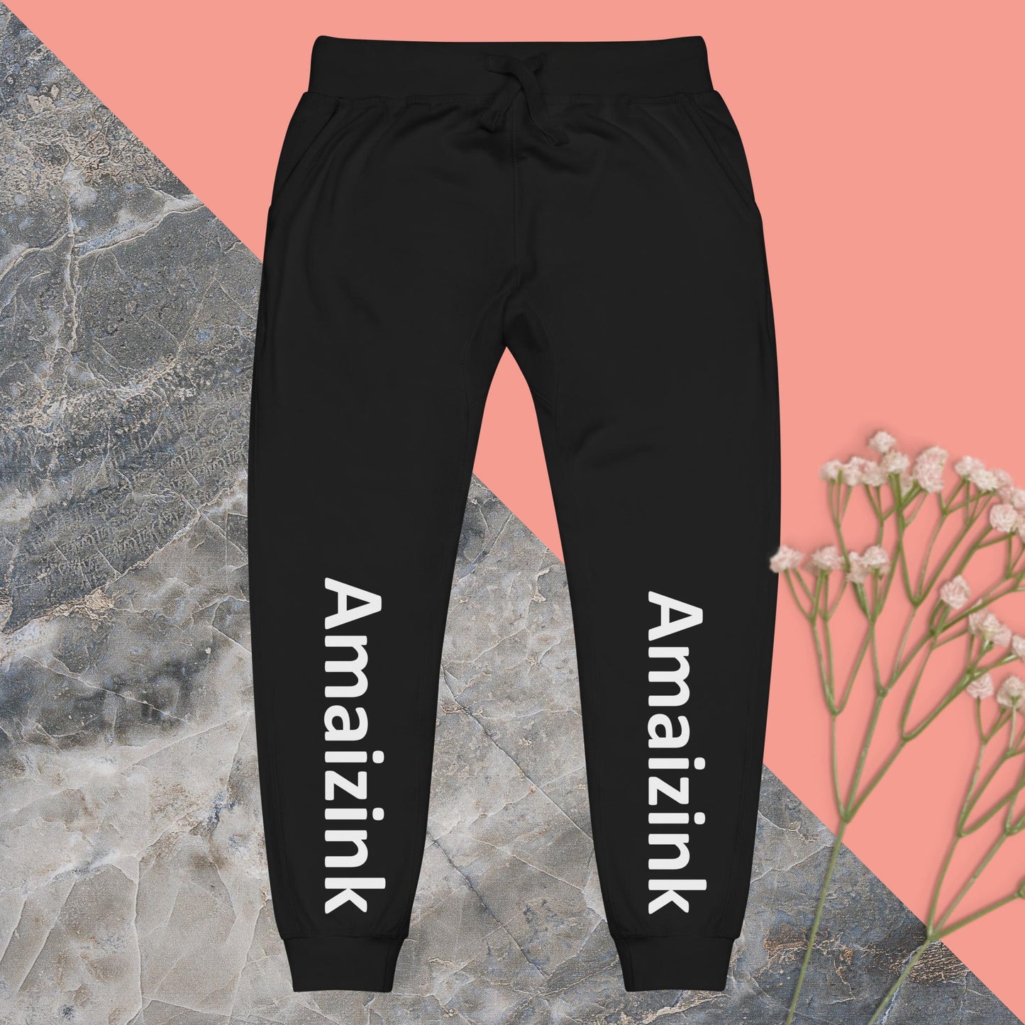 Amaizink fleece sweatpants - Amaizink Art and Design
