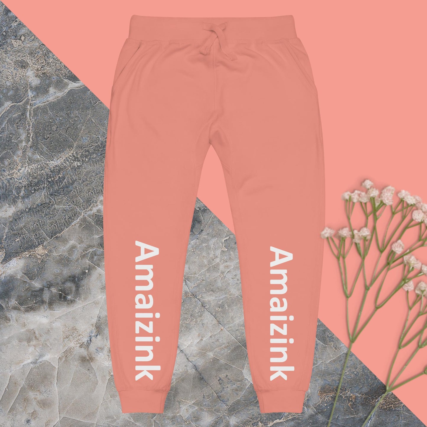 Amaizink fleece sweatpants - Amaizink Art and Design