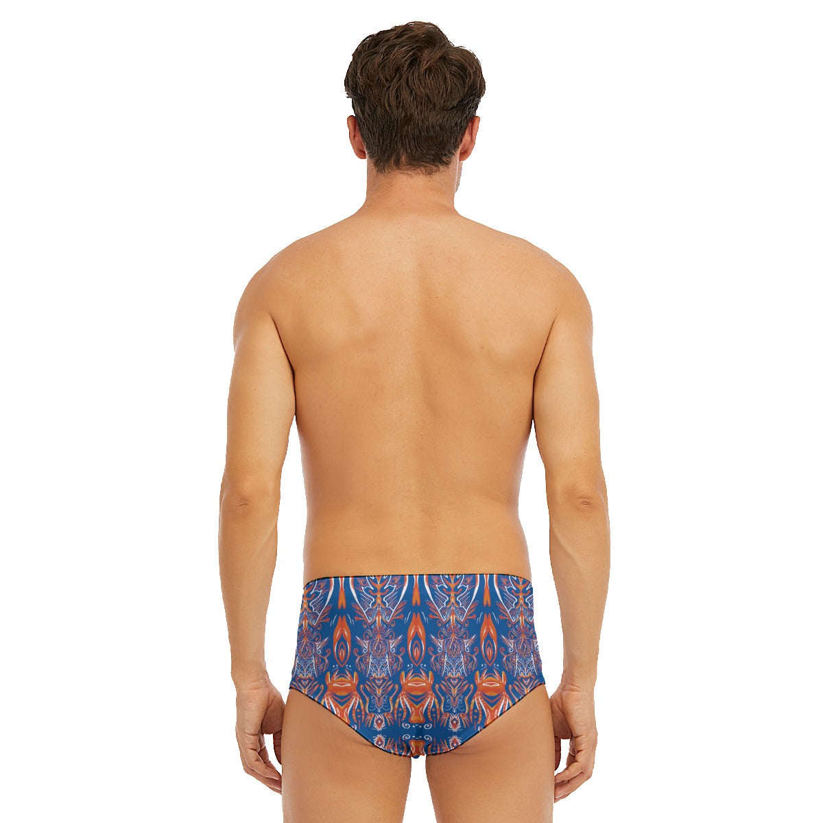 All-Over Print Men's Triangle Swim Trunks