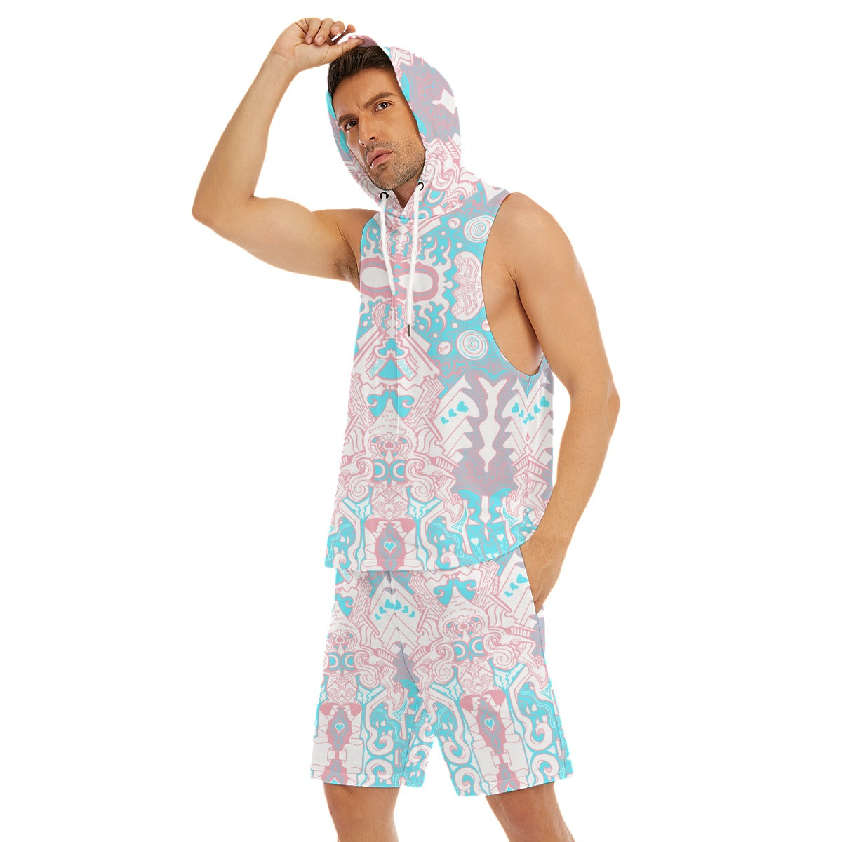 T Pride Sleeveless Vest And Shorts Sets