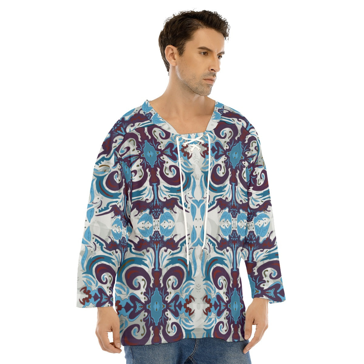 All-Over Print Men's Hockey Jersey