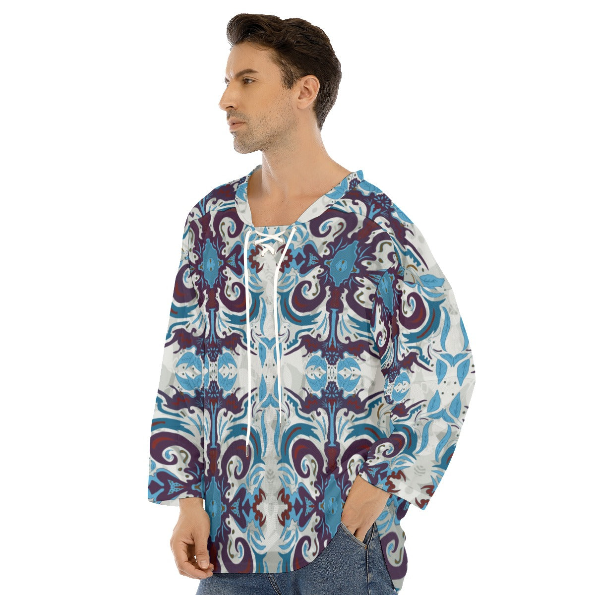 All-Over Print Men's Hockey Jersey