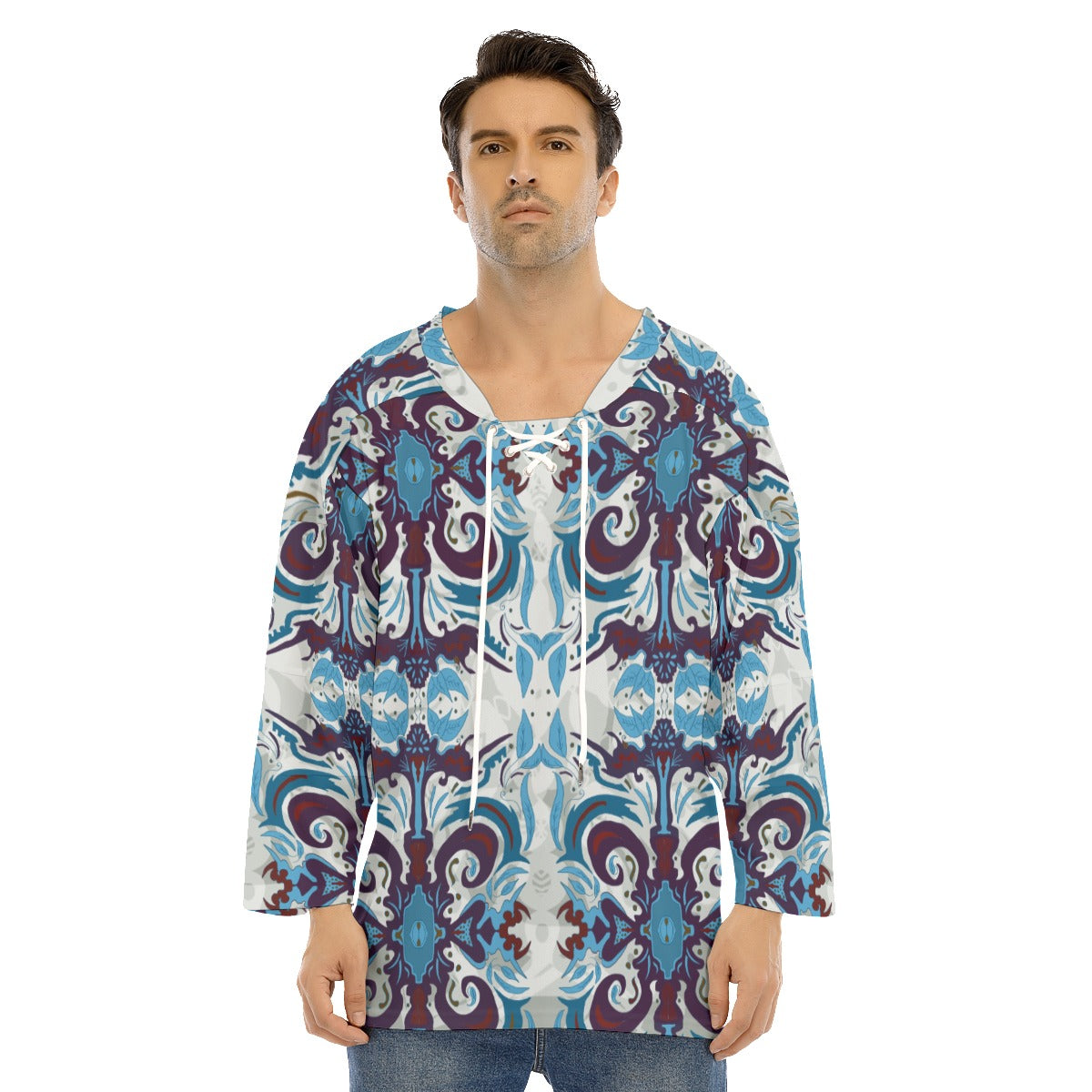 All-Over Print Men's Hockey Jersey