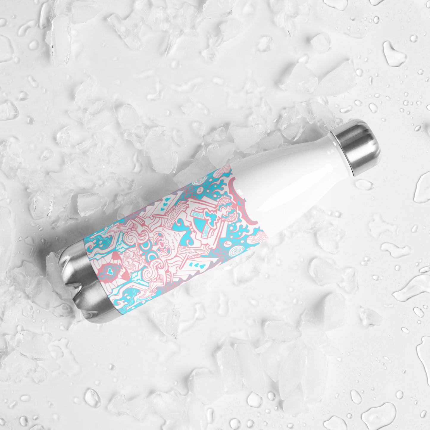 Trans Pride Steel Water Bottle