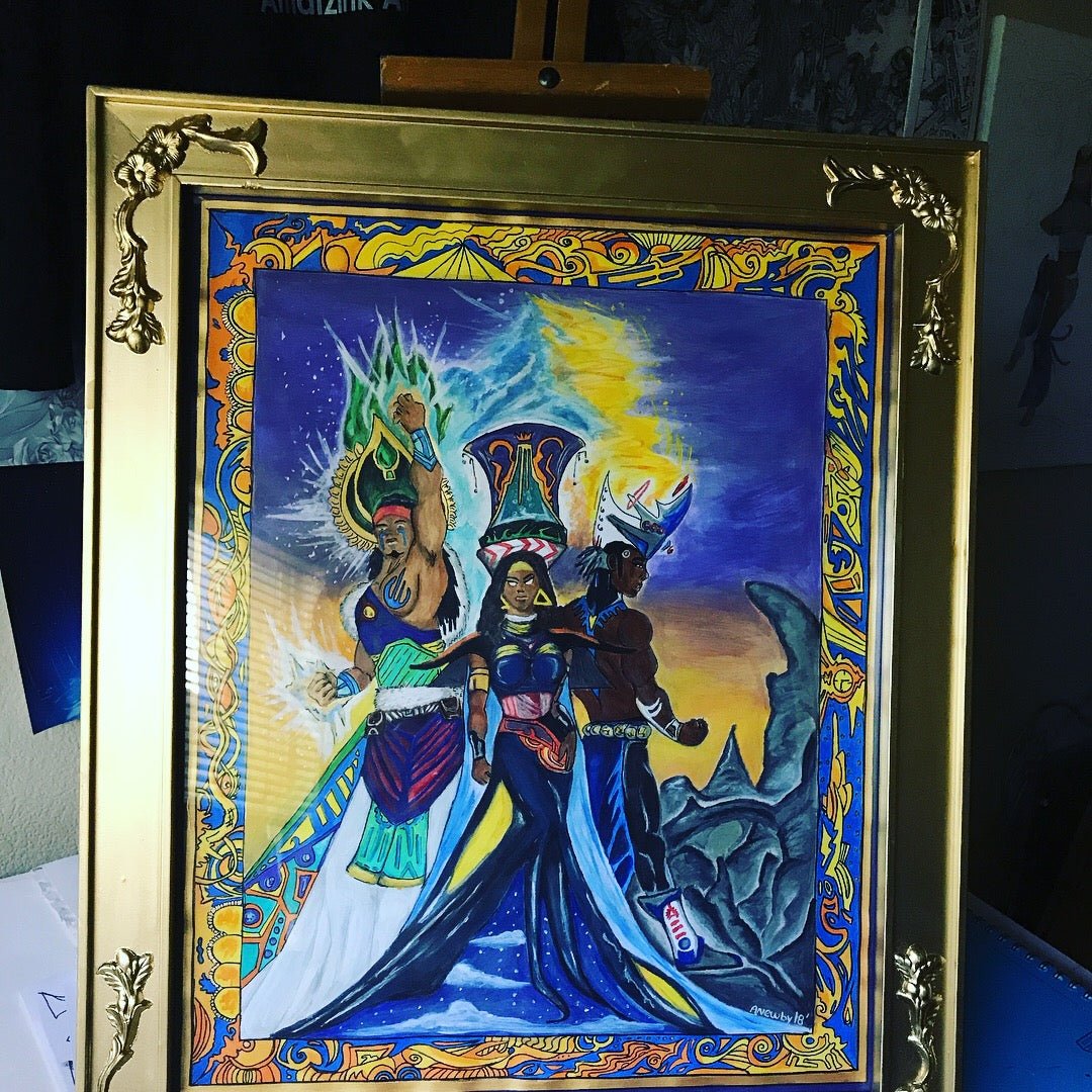3 Heroic Spirits - Amaizink Art and Design