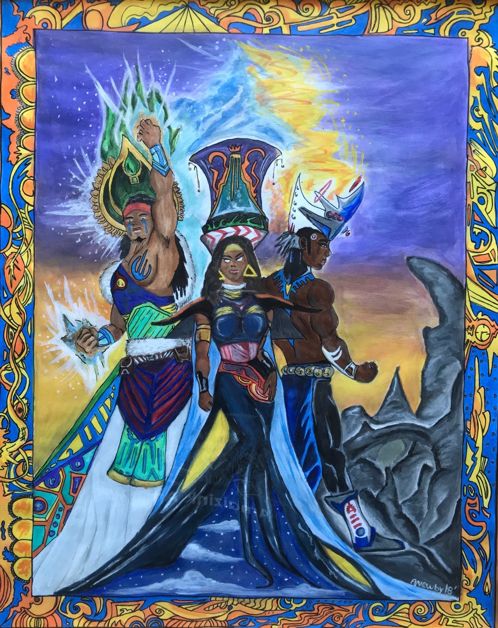 3 Heroic Spirits - Amaizink Art and Design