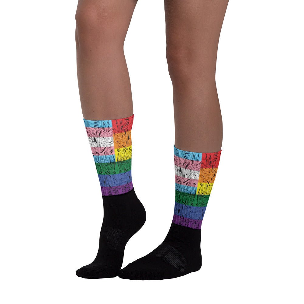 Amaizink Pride Socks - Amaizink Art and Design