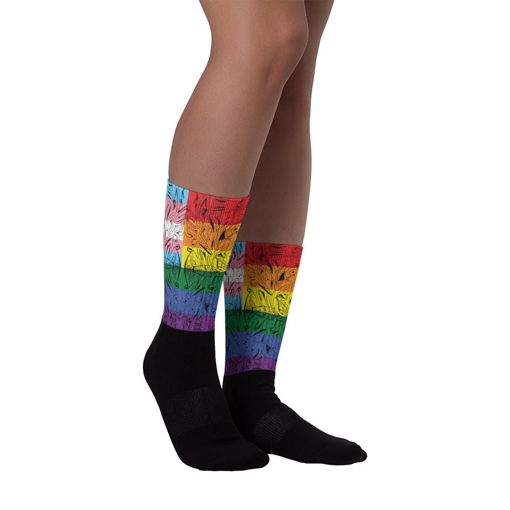 Amaizink Pride Socks - Amaizink Art and Design