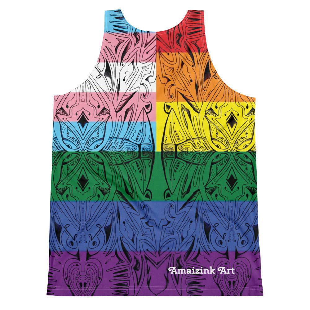 Amaizink Pride Tank (Dark) - Amaizink Art and Design