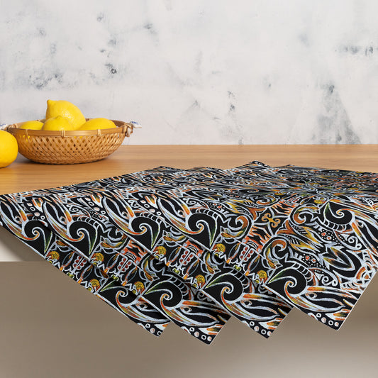 Fatal Feather Placemat Set