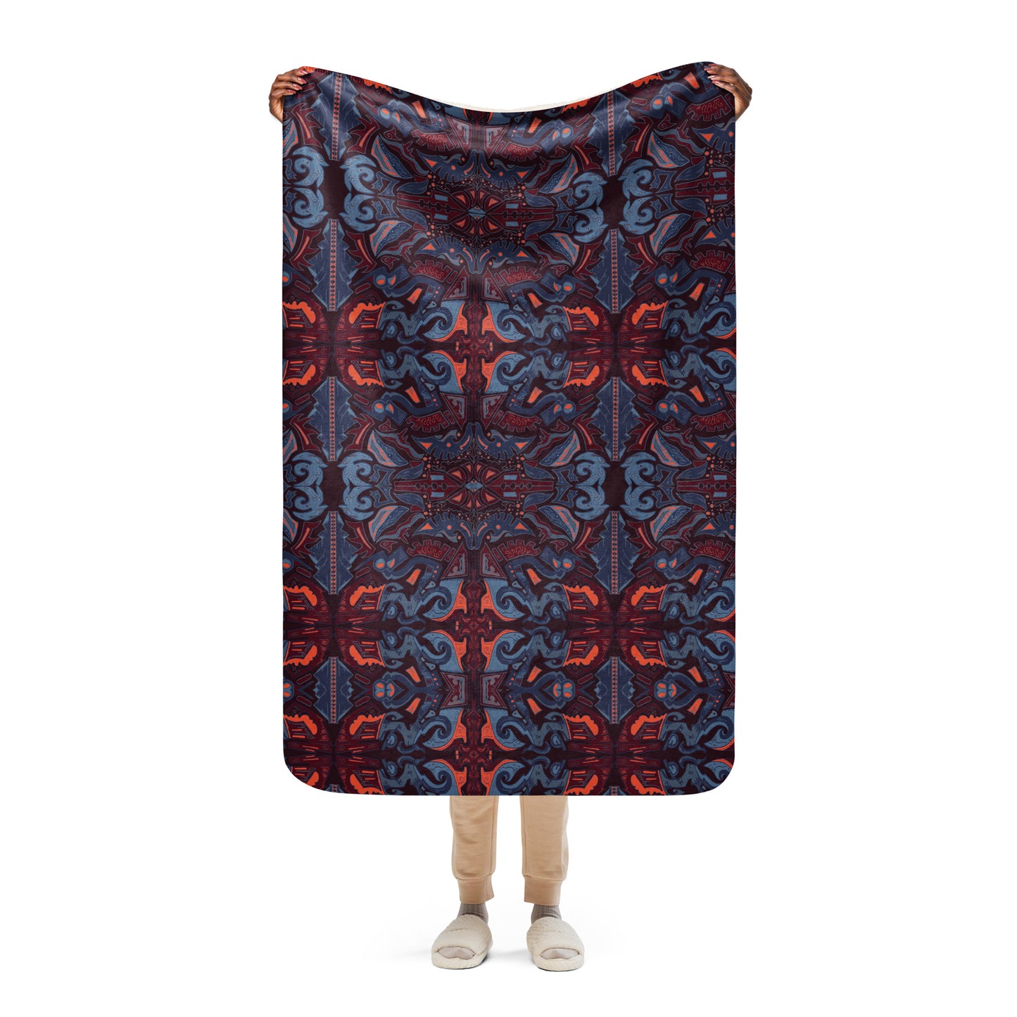 Many Paths Sherpa blanket