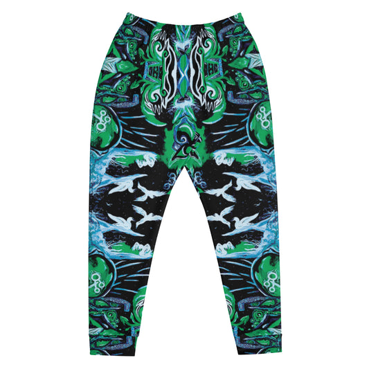 Green Galactic Goblin Joggers