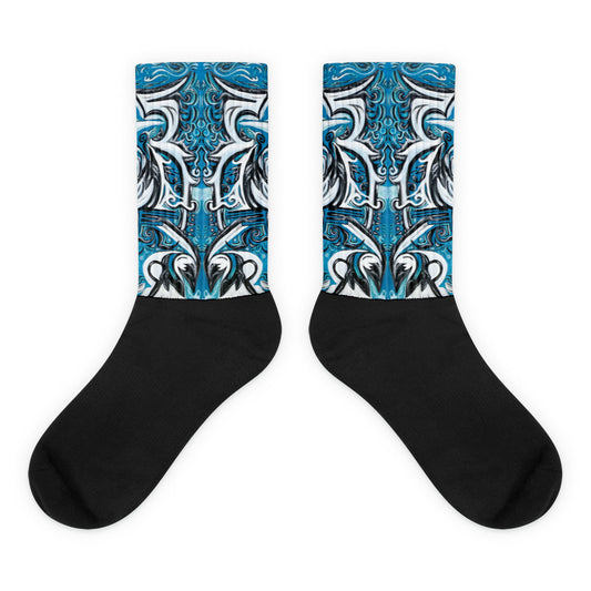Divine Blue Socks